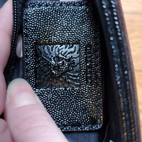 Anne klein large black shoulder crossbody bag chain‎ handle nwot - Picture 8 of 10